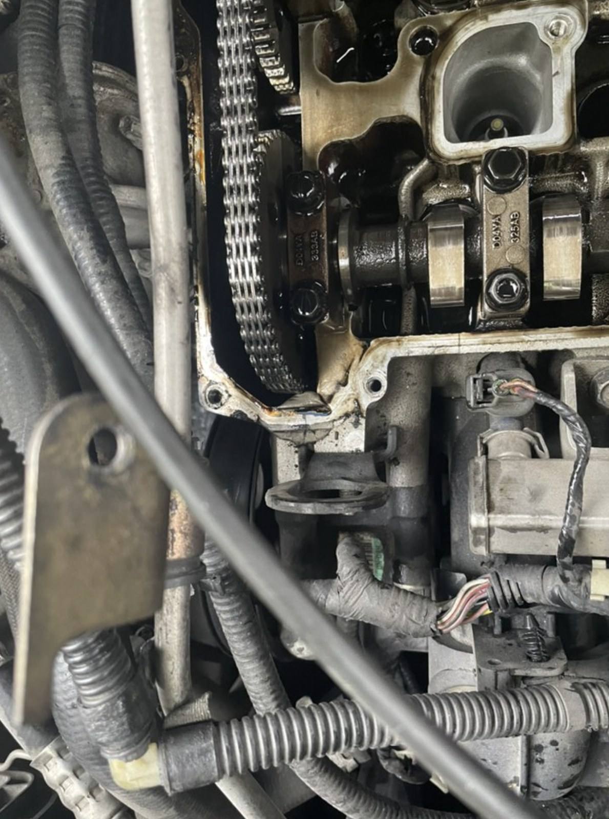 Deep engine work documented during a Chattanooga repair